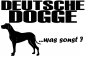 Preview: Aufkleber "Dogge ...was sonst?"
